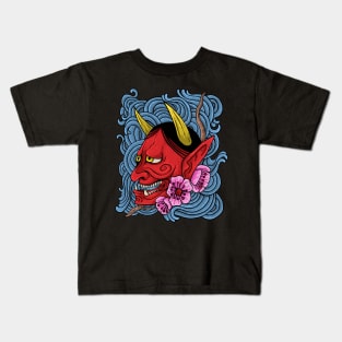 hannya mask Kids T-Shirt